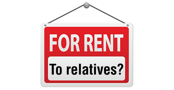 Renting to a Relative? Watch Out for Tax Traps