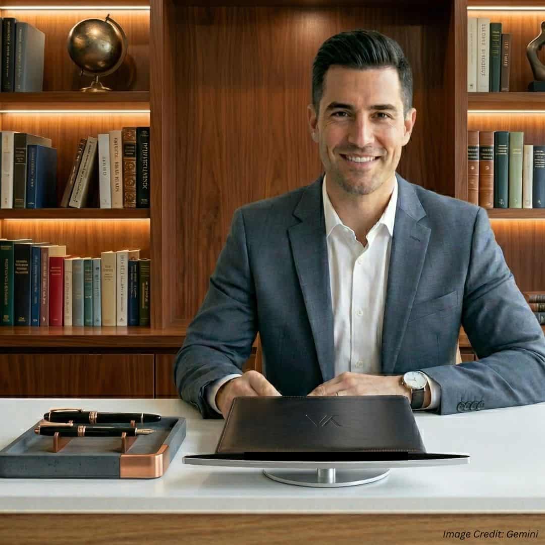 Business owner in his office